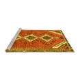 thumbnail image 2 of Ahgly Company Machine Washable Indoor Rectangle Persian Yellow Traditional Area Rugs, 3' x 5', 2 of 4