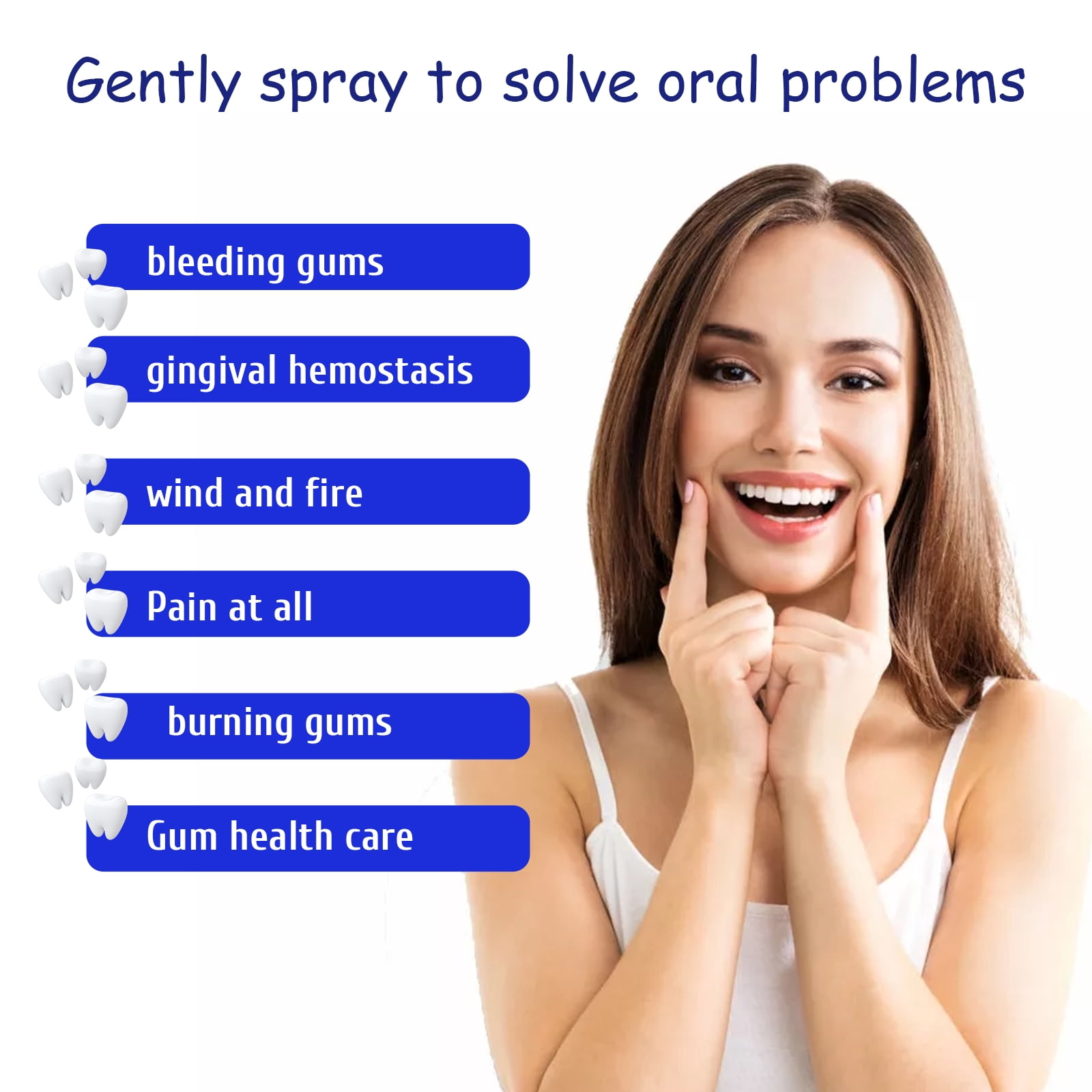 Alvantor Toothache Pain Relief Spray, Soothes Gum and Instant Relief, Mint Flavor 0.7fl.oz