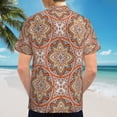 thumbnail image 6 of High Quality Hawaiian Shirts for Men Short Sleeve Aloha Beach Shirt Floral Summer Casual Button Down Shirts Blouses 93SGZV, 6 of 7