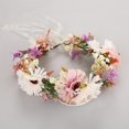 thumbnail image 4 of Diadema con corona floral para dama de honor, novia, boda Rojo Verde  Cocina, Decoración y Otros, 4 of 4