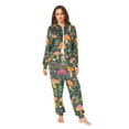 thumbnail image 2 of FORMRS Onesies Pajama for Adults Unisex Hoodie Winter Jumpsuit One Piece Sleepwear, Sizes S-2XL, Orange Mushroom, 2 of 7