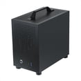 thumbnail image 1 of Caja para PC Micro-ITX SKTC A17 SGCC Caja para Computadora Compatible con Micro-ITX Mini PC Negro, 1 of 5