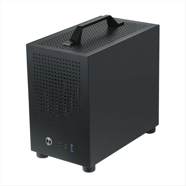 Caja para PC Micro-ITX SKTC A17 SGCC Caja para Computadora Compatible con Micro-ITX Mini PC Negro