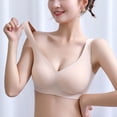 thumbnail image 2 of KDFJPTH Sports Bra Women Push-Up Underwear Solid Beige Xxl, 2 of 5