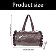 thumbnail image 5 of Misright Itabag Transparent Shoulder Bag Clear Window for Pins Anime Display Cosplay Handbag Gifts, 5 of 20