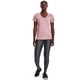 thumbnail image 5 of Camiseta Under Armour Tech mujer cuello en V con manga corta rosa Talla XS, 5 of 6