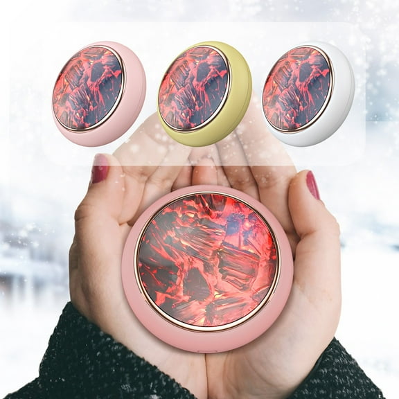 Aihimol Hand Warmers, Rechargeable Electric Portable Pocket Reusable Double-Sided Heater USB Charging Instant Heating for Raynauds Dysmenorrhea Camping Hunting Golf Mans Woman Winter Best Gifts