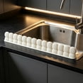 thumbnail image 2 of Njoeus Kitchen Sink Splash Guard, Sink Water Splash Guard, Silicone Water Barrier Guard for Sink Keeps Counter Dry While Washing Dishes Brings Leak-Proof Protection and Neat Kitchen Surface, 2 of 7