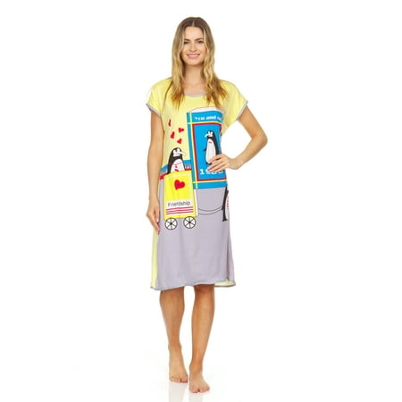 

Lati Fashion Women Nightgowns Short Sleeve Female Nightgowns & Sleepshirts