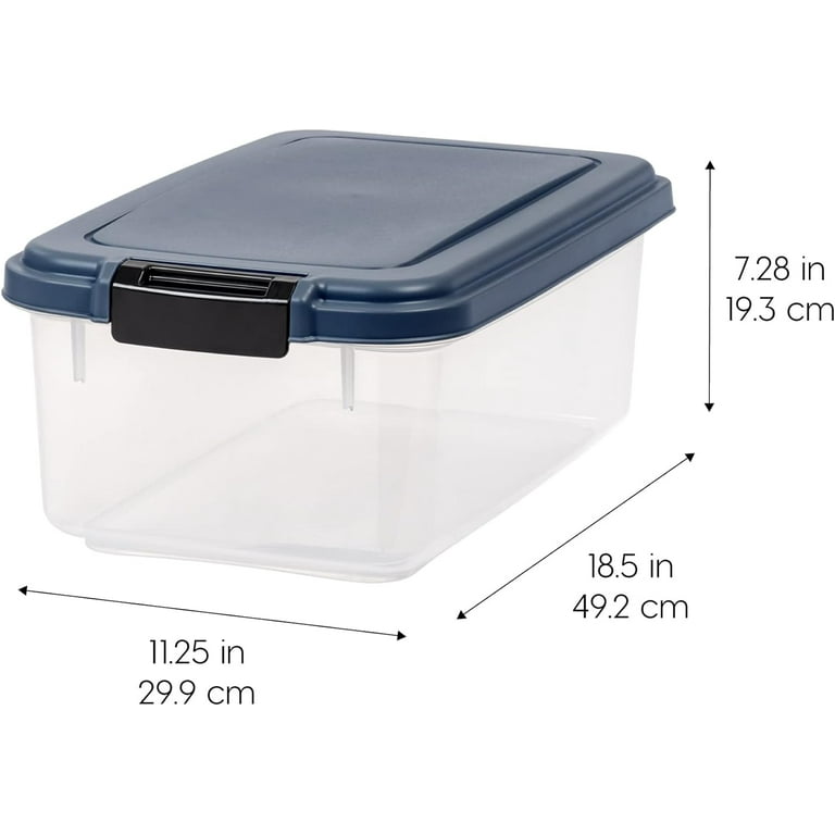 2 Pack Food Storage Container with Scoop,Large Airtight Pet Food