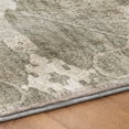 thumbnail image 5 of Addison Rugs Dream Shag Premium Machine Washable Transitional Open Field, Ornate Olive Rectangle Rug, 3' x 5', 5 of 8