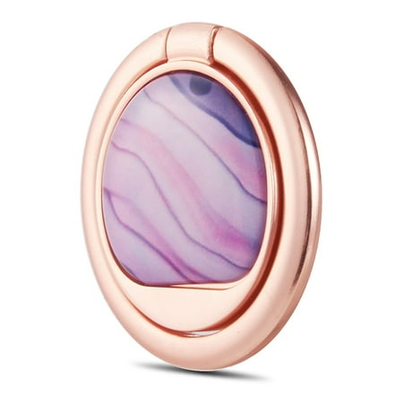 Marble Universal Metallic Ring Stand With Adhesive Back - Purple