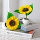 thumbnail image 4 of Lámpara de mesa LED con forma de girasol, luz de noche con flores artificiales, ramo de flores falsas, 4 of 8