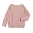 thumbnail image 4 of URMAGIC Little Kid Big Girls Long Sleeve Basic Pullover Sweater Tops, 4 of 11