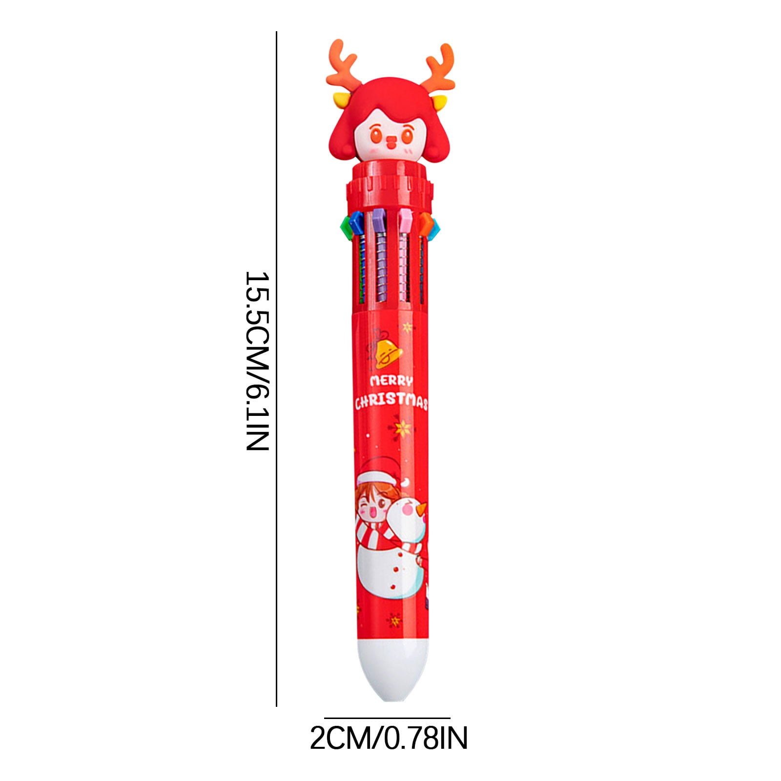 Style Cute 10 Colors Press Ballpoint Pen, 1Pc Cute Pen Class Stationery Prize