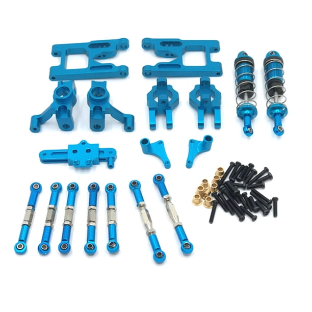 Accesorios RC Arm Swing Swing Multicolor Metal Stildy Universal Remote Control Cars Herramientas Set Reemplazo para 12428 12423 Azul 1 Set Inevent FN001570-02