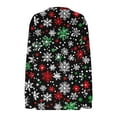 thumbnail image 5 of Christmas Sweatshirts for Women Xmas Christmas Tree Print Shirts 2025 Novelty Snowflake Print Holiday Tops Lightweight Long Sleeve 1/4 Zip Pullover, 5 of 5
