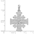 thumbnail image 3 of FB Jewels 14k White Gold Jerusalem Cross Pendant, 3 of 4