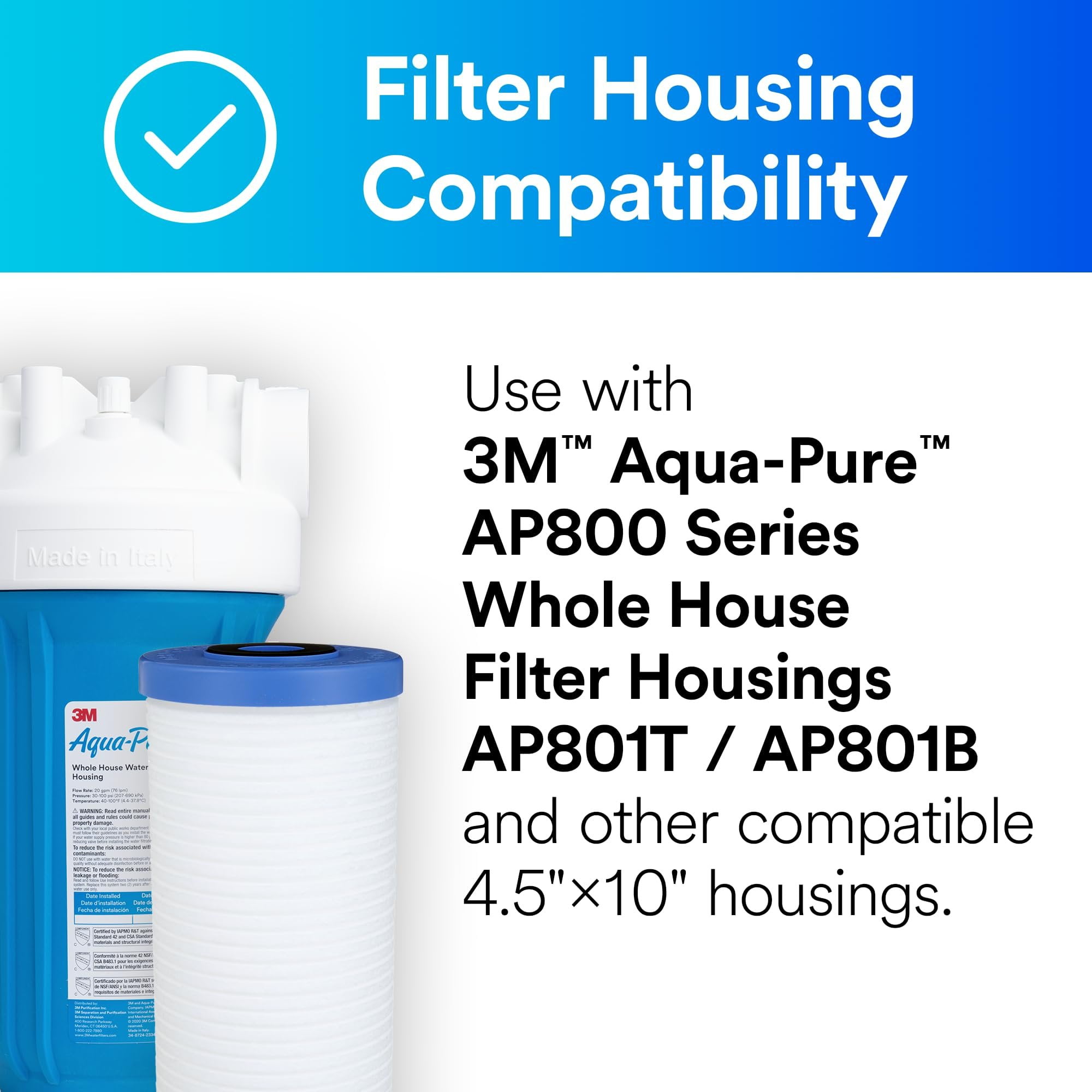 3M Aqua-Pure Whole House Replacement Water Filter – Model AP810