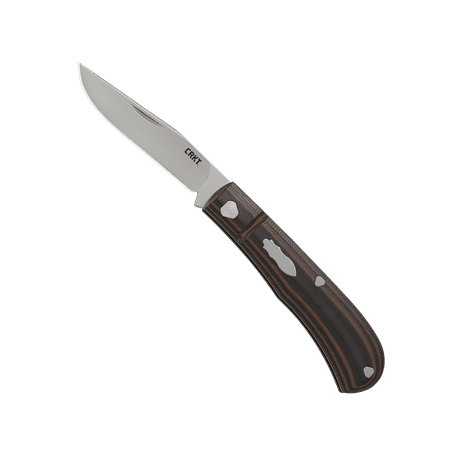 CRKT Venandi EDC Folding Pocket Knife Slip Joint Lock G10 Handle with SS Inlay 7100