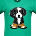 thumbnail image 4 of Inktastic Bernese Mountain Dog Women's V-Neck T-Shirt, 4 of 5