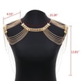thumbnail image 1 of Collar de cadena Hugo Para mujer dorado, 1 of 9
