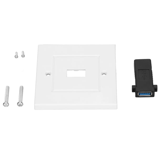 Panel frontal del zócalo, salida USB 3.0, placa frontal del zócalo de pared, placa de pared del receptáculo, salida de alta intensidad
