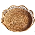 thumbnail image 4 of Daiosportswear Rattan Round Fruit Baskets Wicker Storage Bowls Natural Woven Serving Basket Bowls, 4 of 4