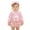 Pink, variant on Faraee Newborn Baby Girl Cute Outfit 0 3 6 9 12 18 Months Duck Embroidery Long Sleeve Romper Floral Layered Skirt Set Infant Fall Clothes with Bow Headband,Beige