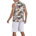 thumbnail image 2 of Sikiie Rose Flowers Basketball Jersey Reversible Men's Mesh Athletic Sports Shirts Training Practice S-4XLSmall, 2 of 6