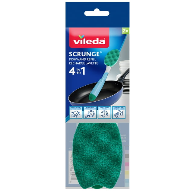 Recharges Lavette Scrunge® Tout usage Vileda® (Paquet de 2)