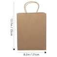 thumbnail image 3 of Kraft Paper Bag Takeaway Handy Gift Shopping Bags Bulk Brown with Handles 12 Pcs, 3 of 6