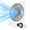 Gray, variant on JELLOO Small Desk Fan, Rechargeable Folding Personal Portable Fan, Adjustable Mount Quiet Tabletop USB Fan for Office Outdoor Home