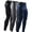 069# 3Pack:Black+Gray+Navy Blue, variant on NELEUS Mens Tights Leggings Compression Pants Base layer Workout Dry Fit With Phone Pockets,Black+Gray+Red,US Size 2XL