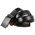 thumbnail image 3 of FALAN MULE Belt for Mens,Slide Leather Ratchet Belt for Mens Dress Casual,Size Adjustable, 3 of 6