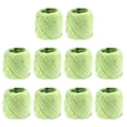 thumbnail image 1 of MasteelfCA 10pcs Roll Natural Raffia Straw String for DIY Crafts Gift Packaging Artworks (Green), 1 of 7