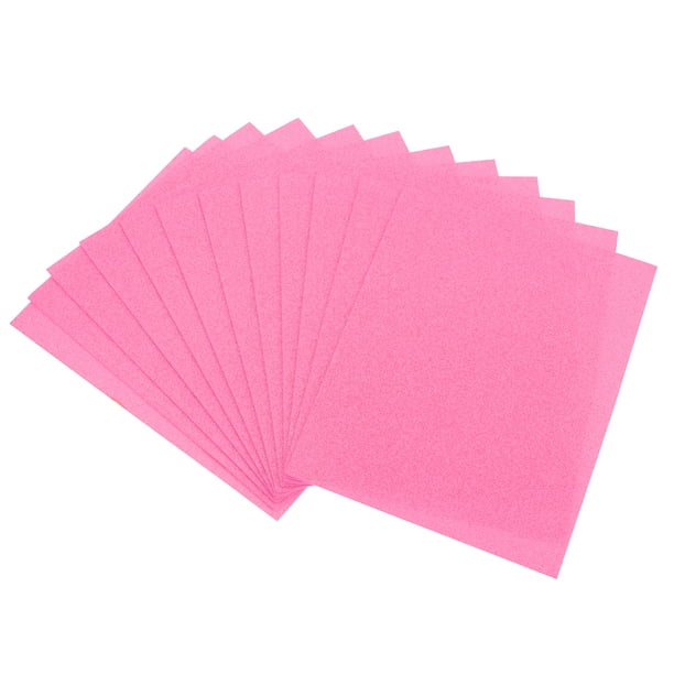 Uxcell Pink Glitter EVA Foam Sheets 11 x 8 Inch 2mm Thick for Crafts ...
