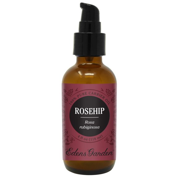 Edens Garden Rosehip Carrier Oil (Best For Mixing With Essential Oils), 4 oz