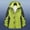 Green, variant on Womens Jacket Woman Casual Faddish Solid Patchwork Long Sleeves Zipper Hooded Stand Collar Outwear Sports Coat Jacket Red S