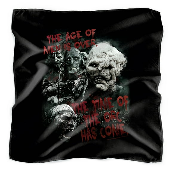 The Lord of the Rings Time of the Orc Bandana (21 in x 21 in)