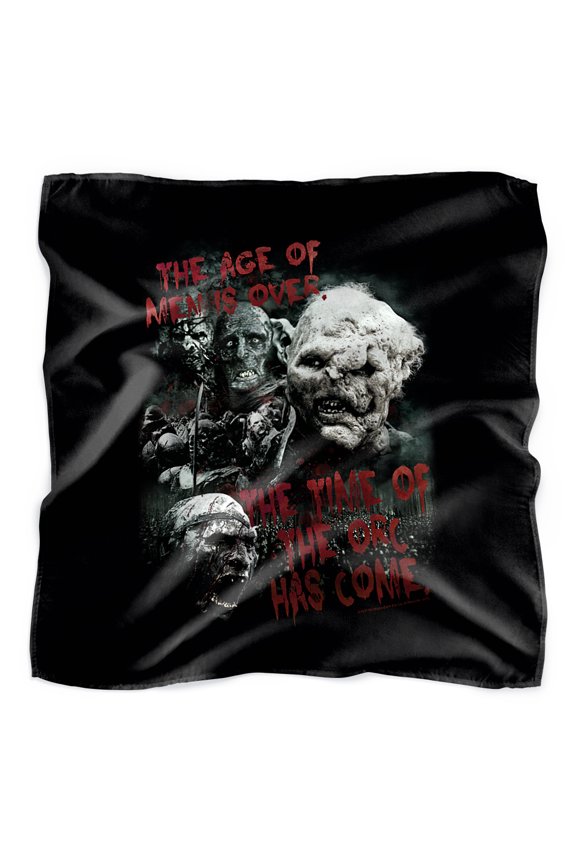 The Lord of the Rings Time of the Orc Bandana (21 in x 21 in)