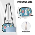 thumbnail image 4 of FORMRS Mini Crossbody Bag for Women Adjustable Rope Shoulder Casual Phone Purse, Blue Easter Bunny, 4 of 7