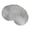 Silver, variant on Metallic Silver Round Polypropylene Woven Placemat (Set of 6)