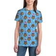 thumbnail image 3 of Wukai Cute Puppy Youth Unisex Short Sleeve T-Shirt for Boys, Girls, Teens, and Kids-X-Small, 3 of 7