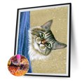 thumbnail image 2 of Diamante pintura gato completo redondo taladro imagen de diamantes de imitación DIY dibujo Kit Tmvgtek decoración de arte en el hogar, 2 of 9
