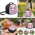 thumbnail image 6 of Uorisanigo Pink AxolotlSchool Backpack, Insulated Lunch Box Tote Bag, Stationery Pencil Case Bag, Water Bottle Sleeve 4 Pack Back to School Bags Gift for Boys Girls, 6 of 7