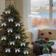 thumbnail image 5 of Lazo de decoración para fiesta de hotel, día de Navidad, lazo brillante, decoración para árbol de Navidad, accesorios de decoración navideña, mini lazo de polvo dorado, 5 of 6