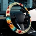 thumbnail image 6 of Flower Butterfly 14.5 Inch Printing PVC Leather Car Wheel Cover Auto Accessories Steering Wheel Cover, 6 of 6