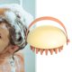 thumbnail image 3 of Cepillo para champú, herramienta para lavar el cabello, húmedo y seco, con cerdas suaves, para adultos y hombres. Amarillo, 3 of 7