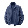 thumbnail image 7 of LUVDA Womens Lightweight Jacket Full Zip Stand Collar Long Sleeve Casual Windbreaker with Zipper Pockets for Travel & Hiking, 7 of 7